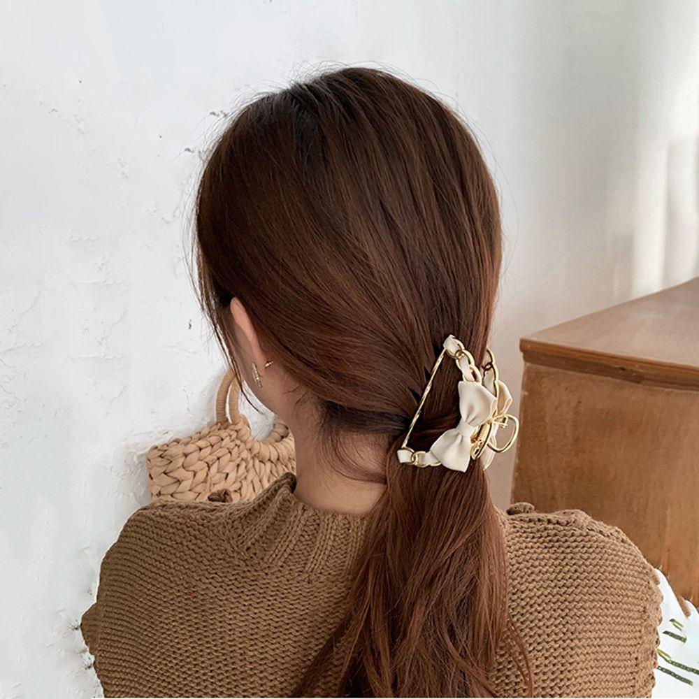 Kẹp Nơ WMES15H Phong Cách Vintage Thanh Lịch Dễ Phối Đồ Dành Cho Nữ