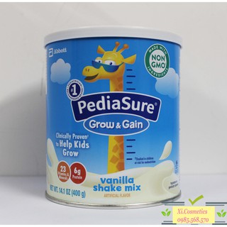 [ Date 2022 ] Sữa Bột PediaSure Mỹ Grow & Gain 400g