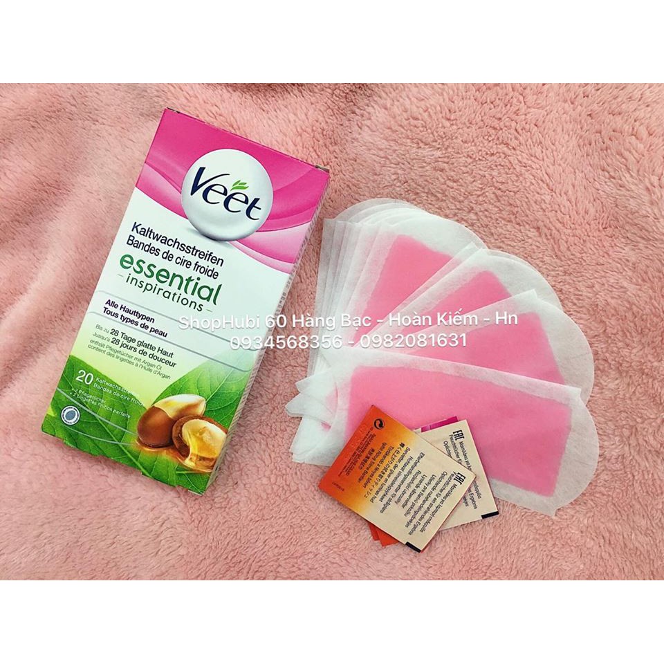 Miếng dán tẩy lông Veet 20 miếng