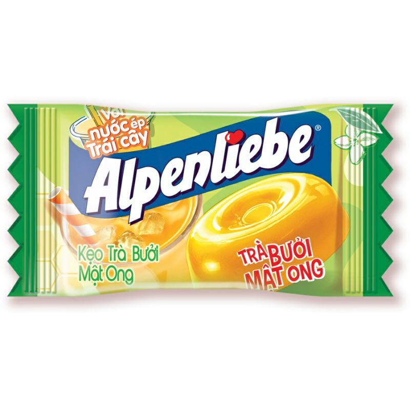 kẹo alpenliebe hồng trà sữa và bưởi mật ong gói 330g