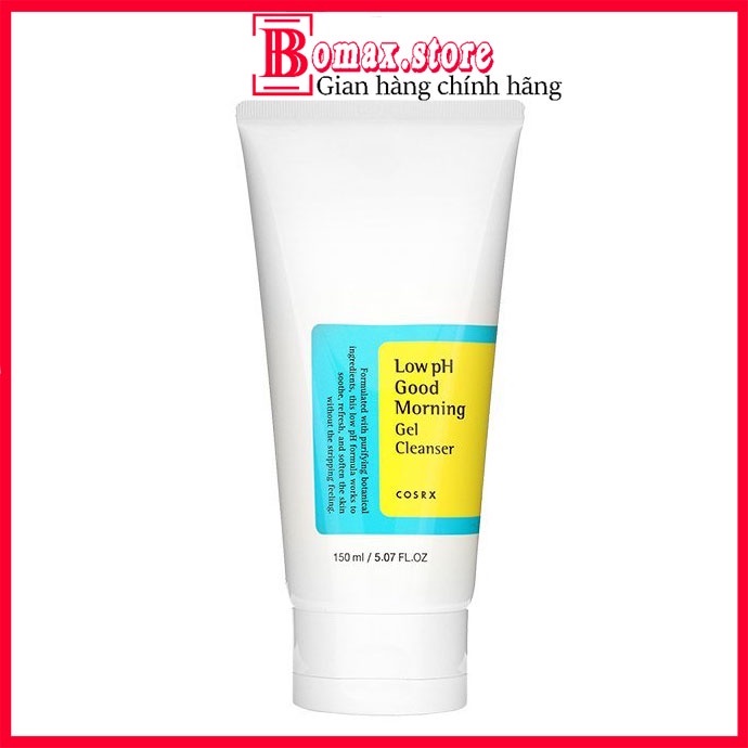 Sữa Rửa Mặt COSRX Low PH Good Morning Gel Cleanser Dạng Gel 150ml Chiết Từ Dầu Cây Trà New