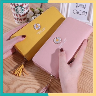 Bóp Dài Cầm Tay, Ví Nữ [LOẠI 1] Mẫu Hoa Cúc Thời Trang Cao Cấp