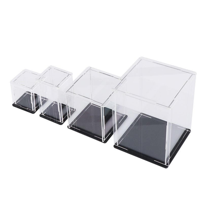 Hộp Đựng Đồ Chơi Khối Lập Phương Bằng Acrylic Trong Suốt Chống Bụi / Tia UV