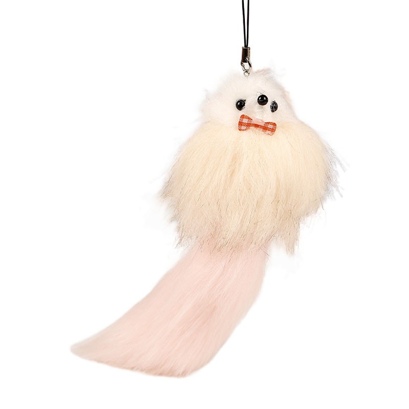 Móc Khóa Hình Chú Cáo Bằng Lông Nhân Tạo Dễ Thương Charms