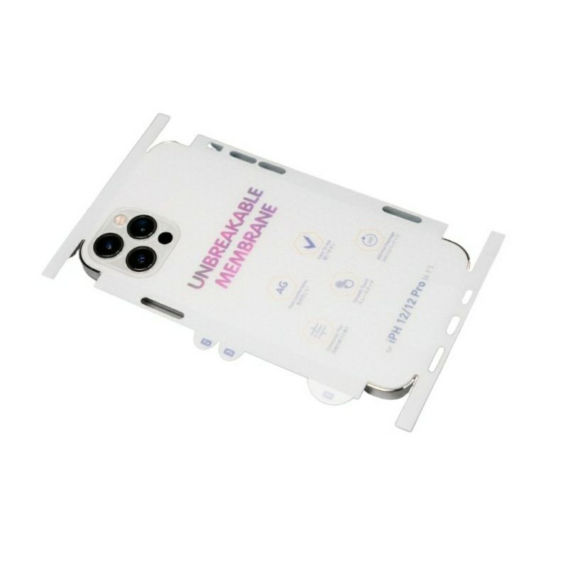 Miếng dán PPF AG chống vân tay cho iPhone 15, 15 Plus, 14 Pro, 13, 12 Mini, 12 Pro Max bảo vệ lưng và viền máy toàn diện