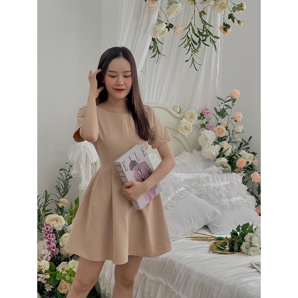 Đầm basic hở lưng (có bigsize )