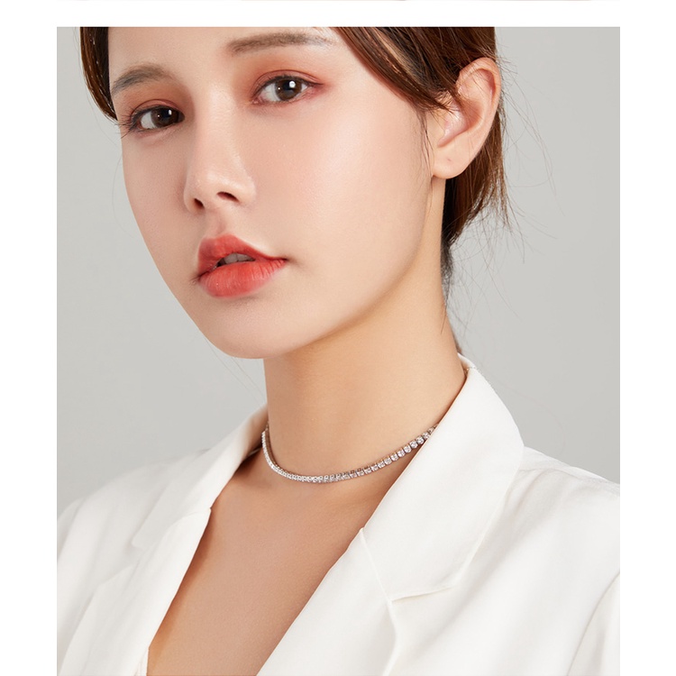 Dây chuyền Bamoer SCN437 làm từ bạc 925 lấp lánh trang sức thời trang cho nữ