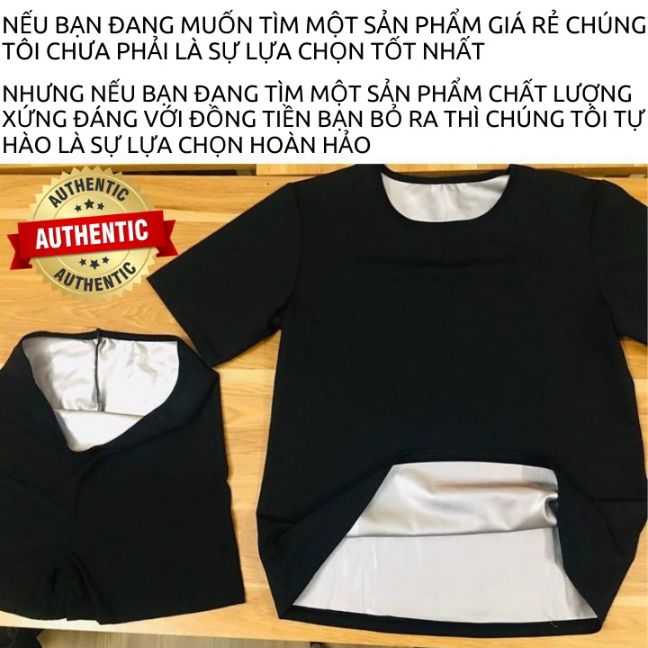 Áo Sinh Nhiệt Đổ Mồ Hôi Tan Giảm Mỡ ⚡HÀNG LOẠI 1⚡ Áo Đốt Cháy Mỡ Bụng Eo Vai Bắp Tập Gym Yoga Thể Dục Thể Thao Nam Nữ