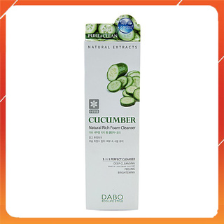 Sữa rửa mặt Dabo Dưa Leo cao cấp 3-IN-1_180ml
