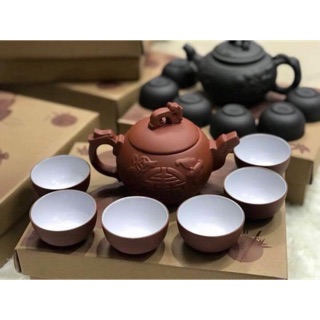Bộ ấm chén đất nung