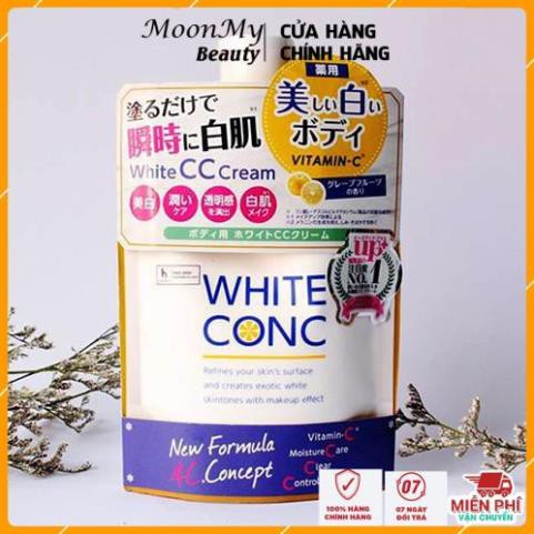 Kem dưỡng trắng da White Conc Watery Cream Nhật Bản - Cấp ẩm, dưỡng trắng, da căng mướt mịn màng