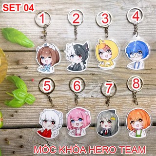 Móc khóa Hero Team (4 mẫu)