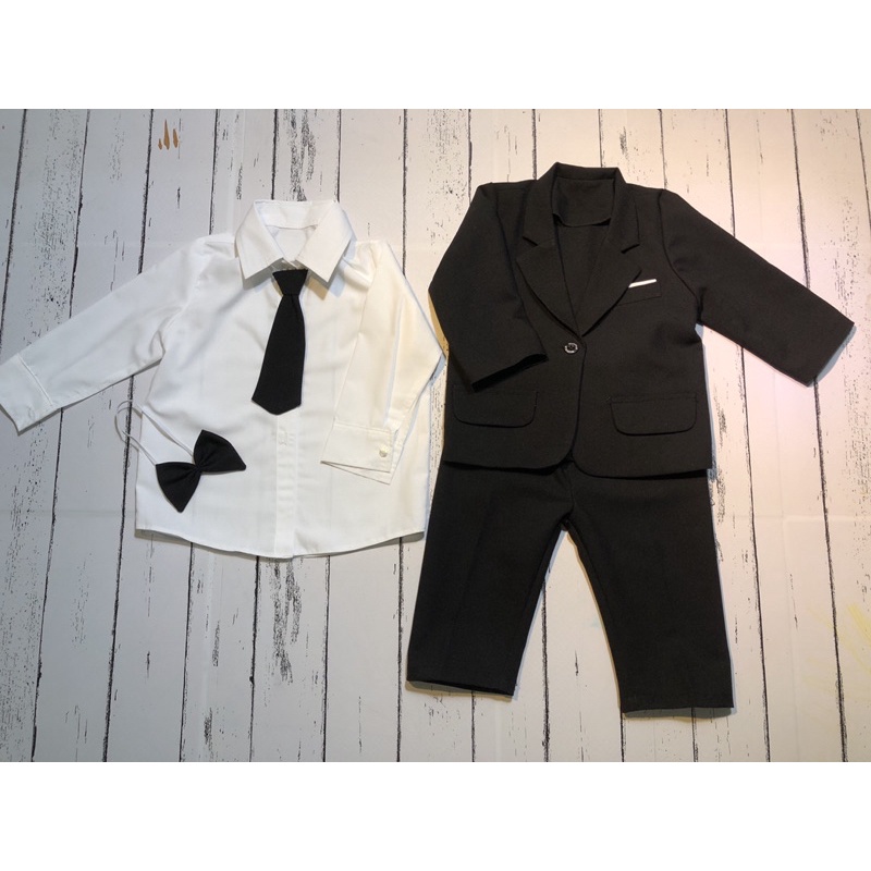 Áo Vest Đen Ngầu Cưng cho bé trai mặc thôi nôi