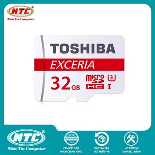 Thẻ nhớ MicroSDXC Toshiba Exceria M302 32GB U3 4K 90MB/s (Đỏ) - Không Box