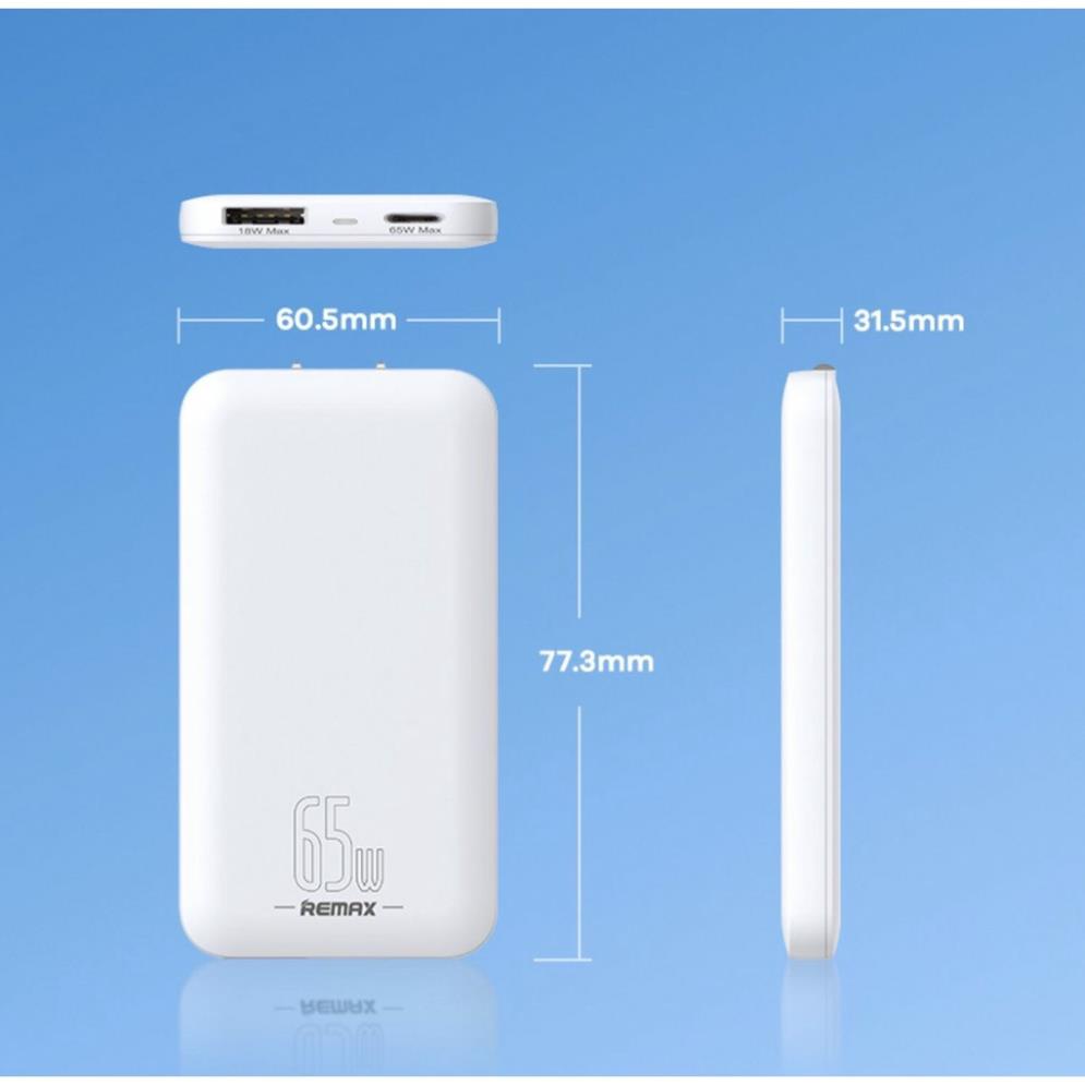Củ sạc nhanh REMAX RP-U9 65w GaN chính hãng REMAX - Bảo hành 12 tháng 1 đổi 1