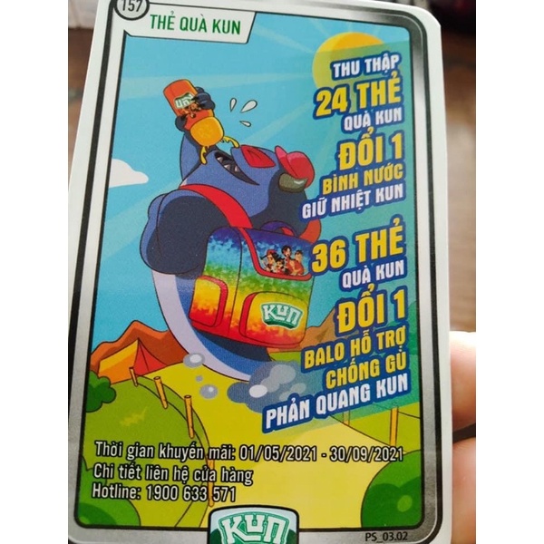 Thẻ Kun balo chống gù - bình giữ nhiệt