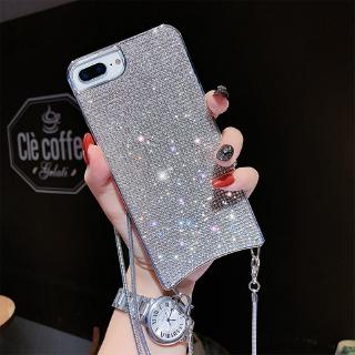 Ốp Điện Thoại Có Dây Đeo Chéo Cho iphone 13 12 xr 7p 6s 8plus11promax x