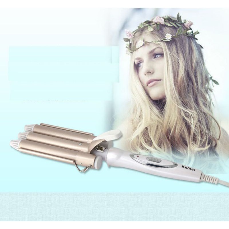 Máy Uốn Tóc 3 Trục Kemei - 1010,,,