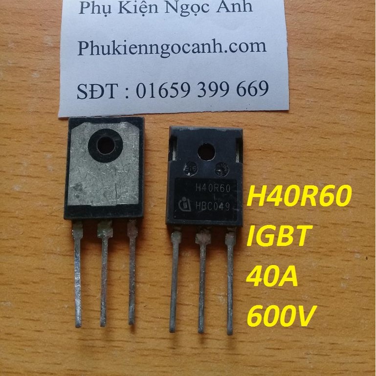 H40R60 igbt 40R60 40A 600V bóc máy nguyên gốc