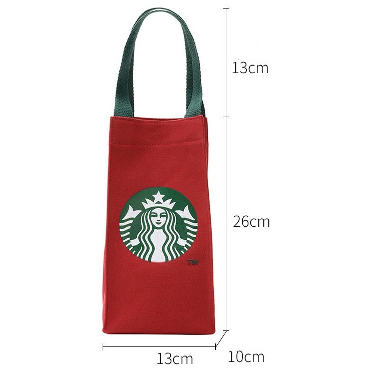 Ready stock STARBUCKS Túi Xách Nữ Vải Bạt Thời Trang Hàn