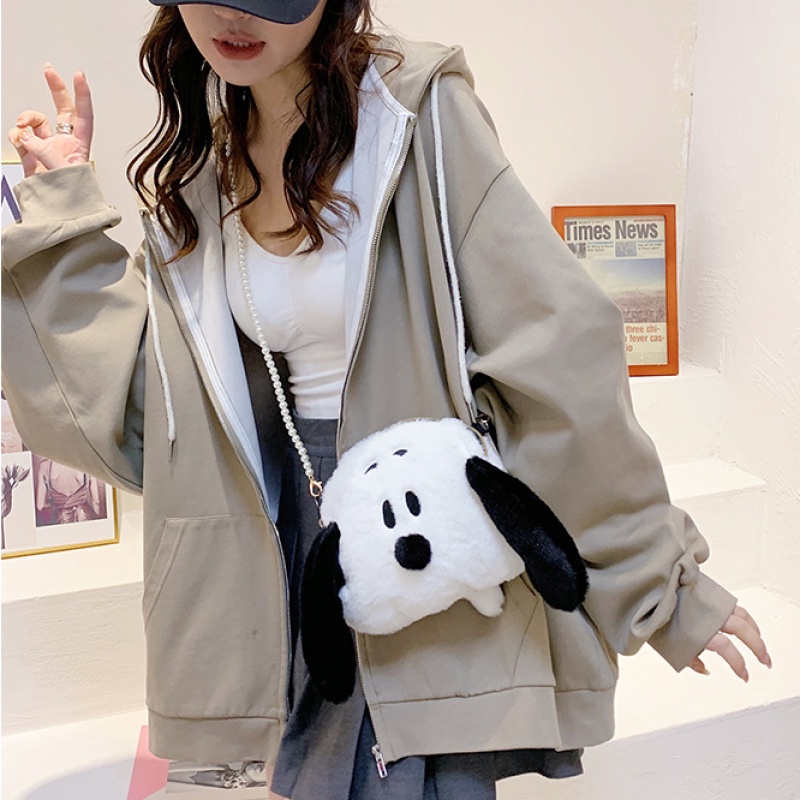 Balo Đeo Vai Hình Chú Chó Snoopy Nhồi Bông Đáng Yêu Thời Trang Sáng Tạo Cho Nữ