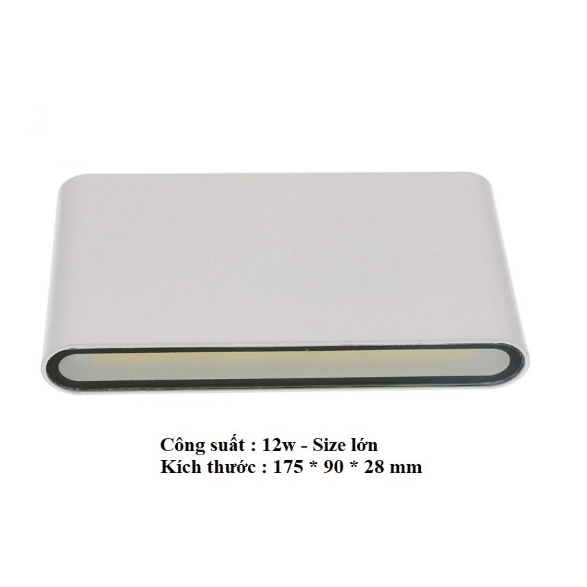 Đèn tường ETANS hiện đại 2 đầu ánh sáng - thân nhôm chống nước siêu bền .