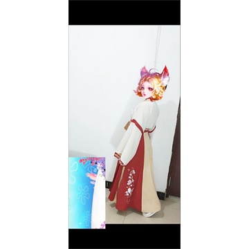 Hán phục cổ trang Nguỵ Tấn 4m5 3 mảnh full thêu