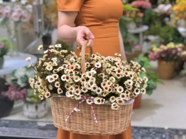 Giỏ mây tre đan picnic - Hàng VNXK