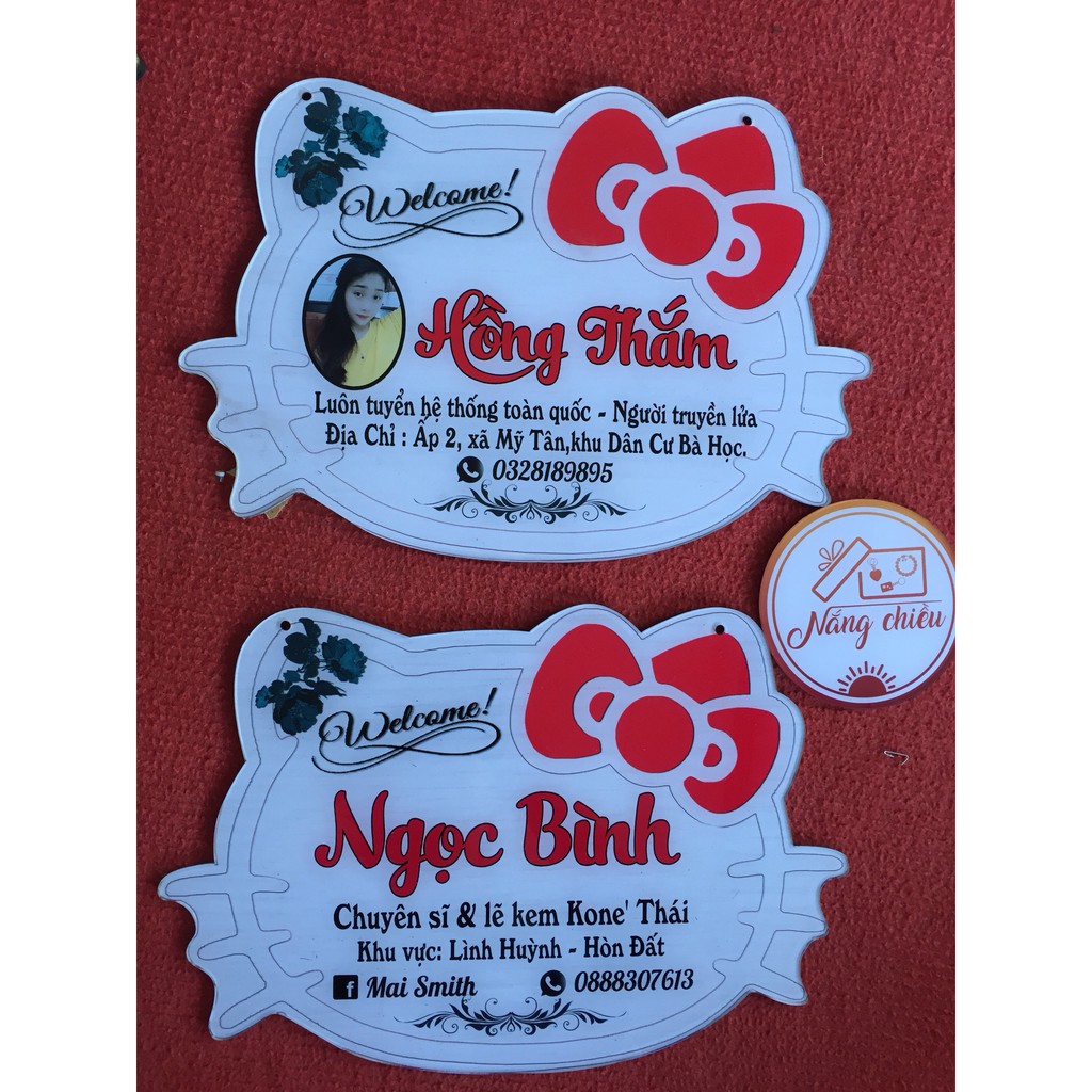 [BẢNG HIỆU MICA TREO SHOP] - Free thiết kế theo yêu cầu - Dụng cụ chụp ảnh sản phẩm bán hàng