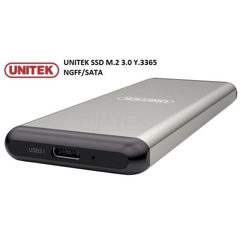hộp đựng ổ cứng M.2 Sata M2 NGFF Unitek Y 3365 USB 3.0