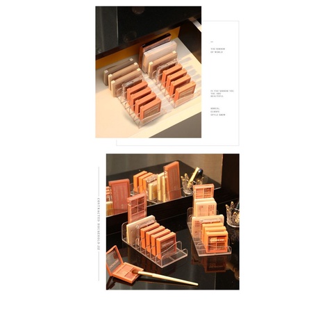 [Hàng mới về] Khay đựng bảng phấn mắt/ son môi/ phấn trang điểm để bàn nhỏ gọn tiện dụng