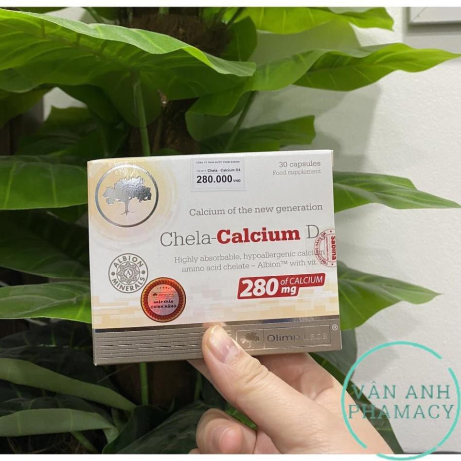 ☑️[Chính Hãng] Canxi cho bà bầu và trẻ Chela-Calcium D3 – Hỗ trợ bổ sung Canxi và Vitamin D3, giúp xương chắc khỏe