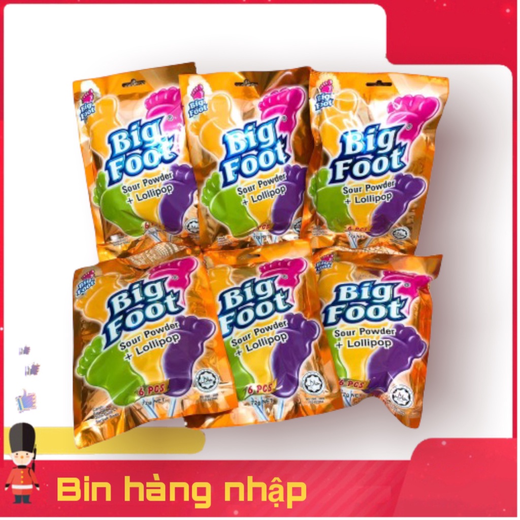 30 Gói Kẹo Bàn Chân Big Foot Malaysia