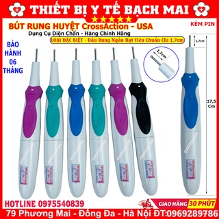 Bút Rung Huyệt Đầu Ngắn, Day Ấn Huyệt Diện Chẩn Massage Dễ Sử Dụng, Bền, Rung Khoẻ [Bảo Hành 06 Tháng]