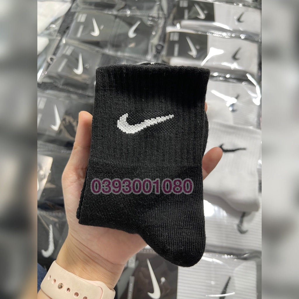 Tất thê thao cổ cao Naiki 16-18cm thời trang