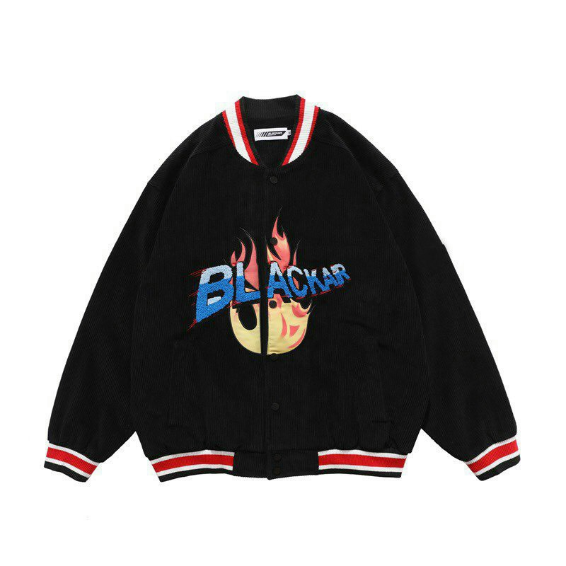 áo khoác bomber chất nhung dày dặn áo khoác bóng chày dành cho nam nữ form rộng phong cách ulzzang VN02 | BigBuy360 - bigbuy360.vn