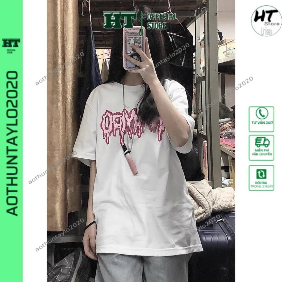 Áo Phông Nữ HTSTORE Áo thun tay lỡ BAMBO From rộng Có size Nhiều Màu Unisex