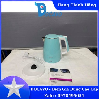 Ấm đun siêu tốc 2 lớp mutosi mk-18. thương hiệu nhật bản đocavo