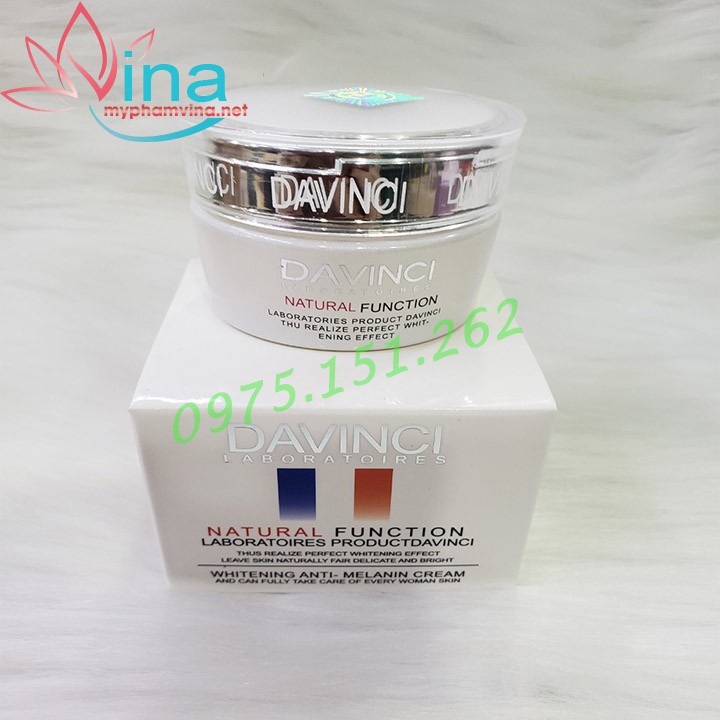 Kem DAVINCI Dưỡng Trắng Da Cao Cấp Nám, Tàn Nhang, Chống Lão Hóa- 30g