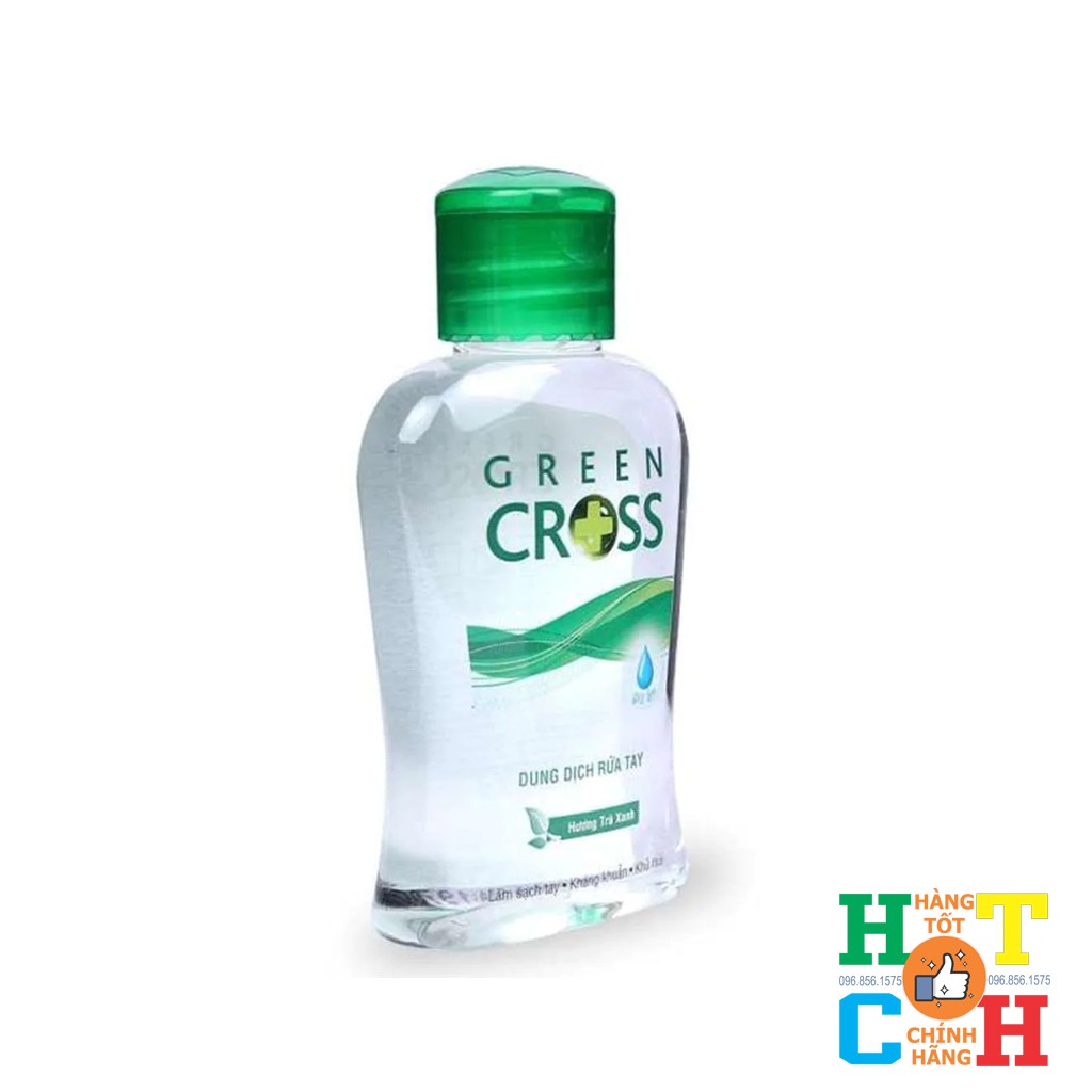 Dung dịch rửa tay KHÁNG KHUẨN Green Cross 100ml