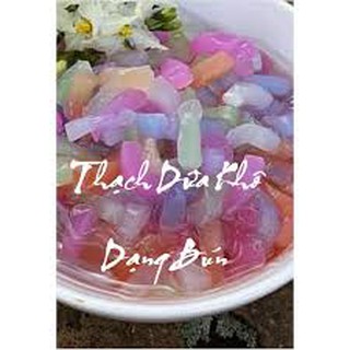Thạch dừa sợi bún ép thô tặng hương dừa thơm