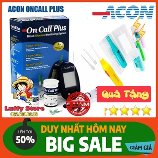 Máy đo đường huyết on call plus kèm que vỉ + hộp kim 50