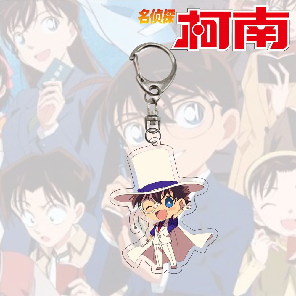 Móc khóa hình nhân vật anime Detective Conan bằng acrylic