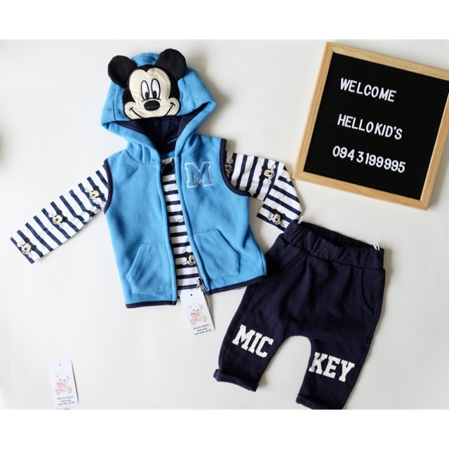 Bộ 3 chi tiết Mickey