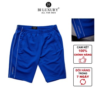  Quần đùi thể thao nam BILUXURY thiết kế trẻ trung màu xanh dương - 4QDTT001XDU01