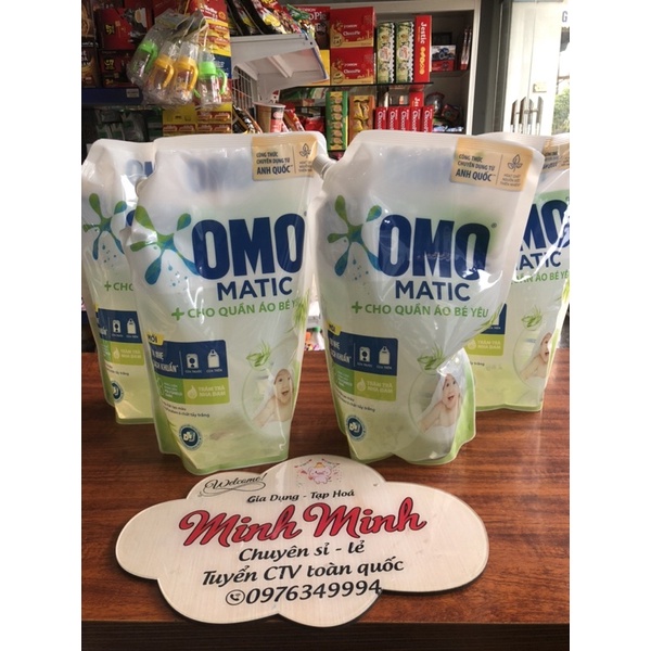 Nước Giặt Omo Matic Túi 2,8 lít