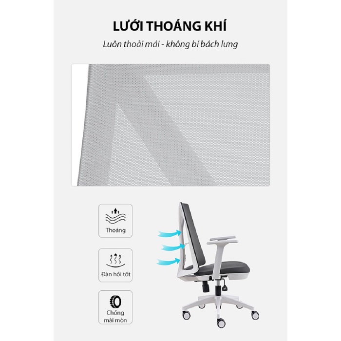 Ghế công thái học Nghia Furniture Ergonomic Express 01 Hiện Đại, Năng Động