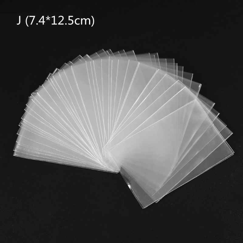 ✿ Set 100 Tấm Card Trong Suốt 66Mmx91Mm Bọc Thẻ Giao Tiếp TCG