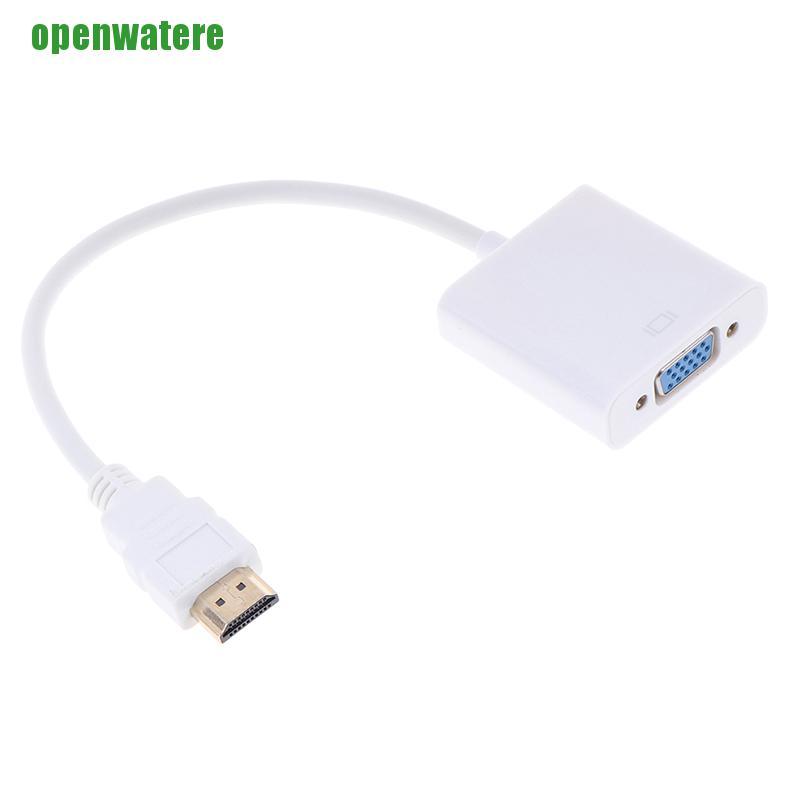1 Cái Chuyển Đổi Hdmi Sang Vga Hd 1080p - Màu Trắng