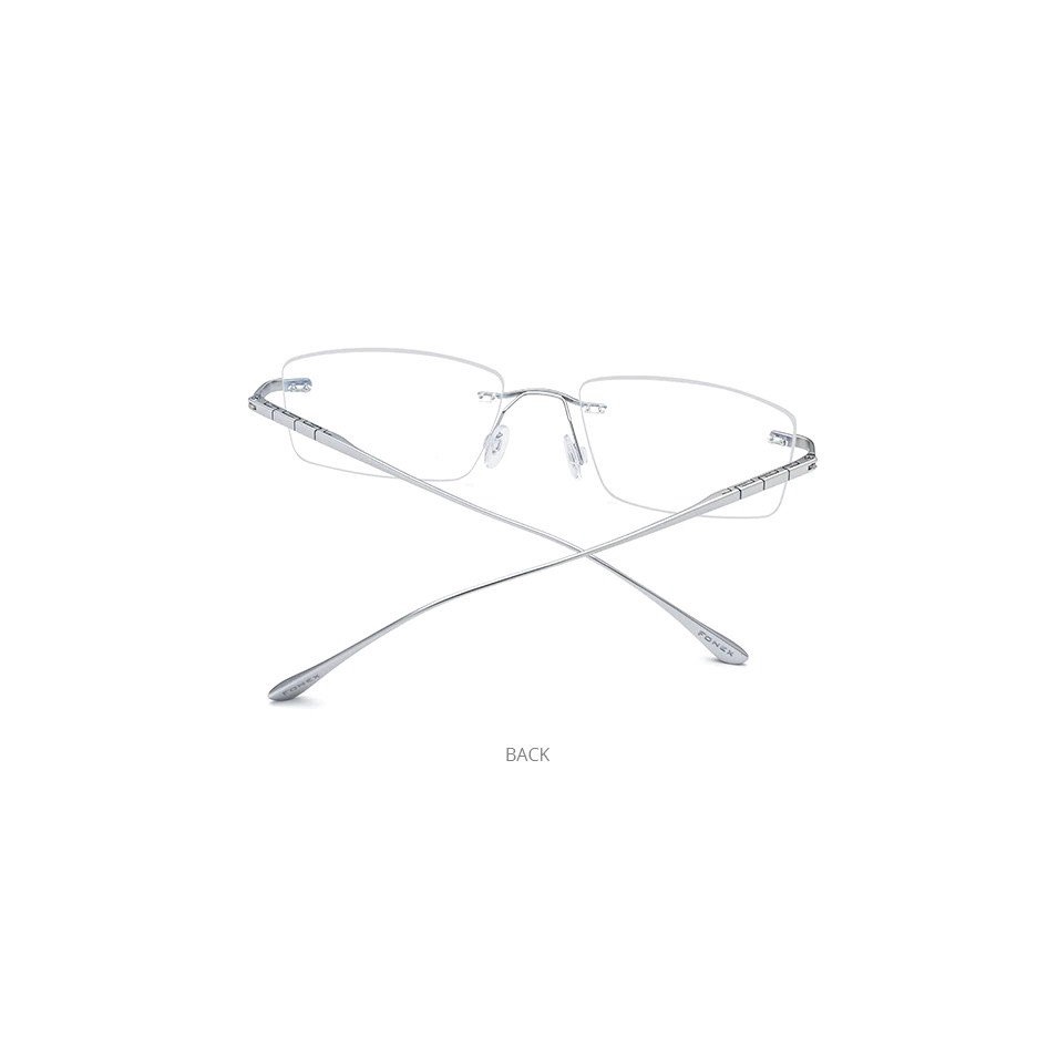 Gọng Kính Khoan Titanium Chính Hãng Fonex 8555 Full Box